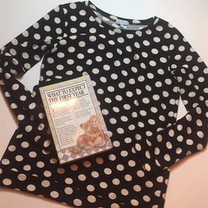 Polka Dot Maternity Top